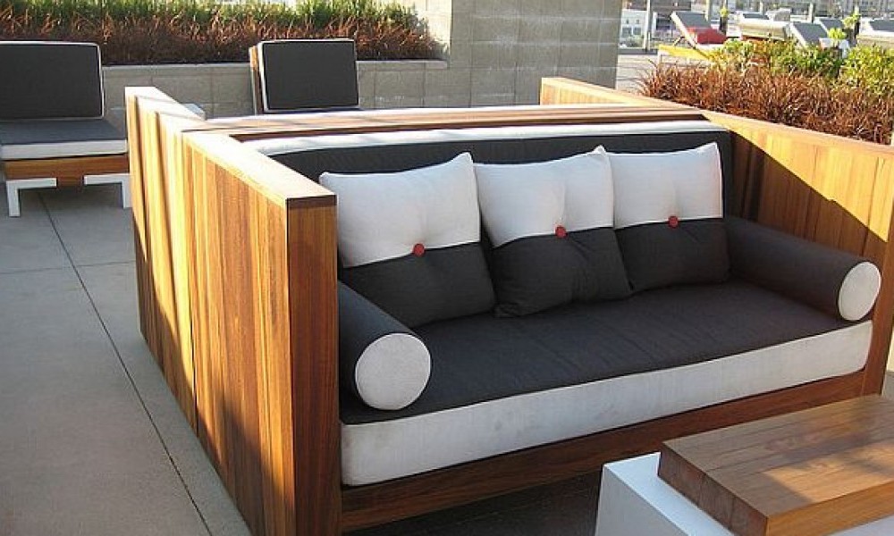 Furniture Wood Patio Furniture Ideas Modest On Intended Amazing