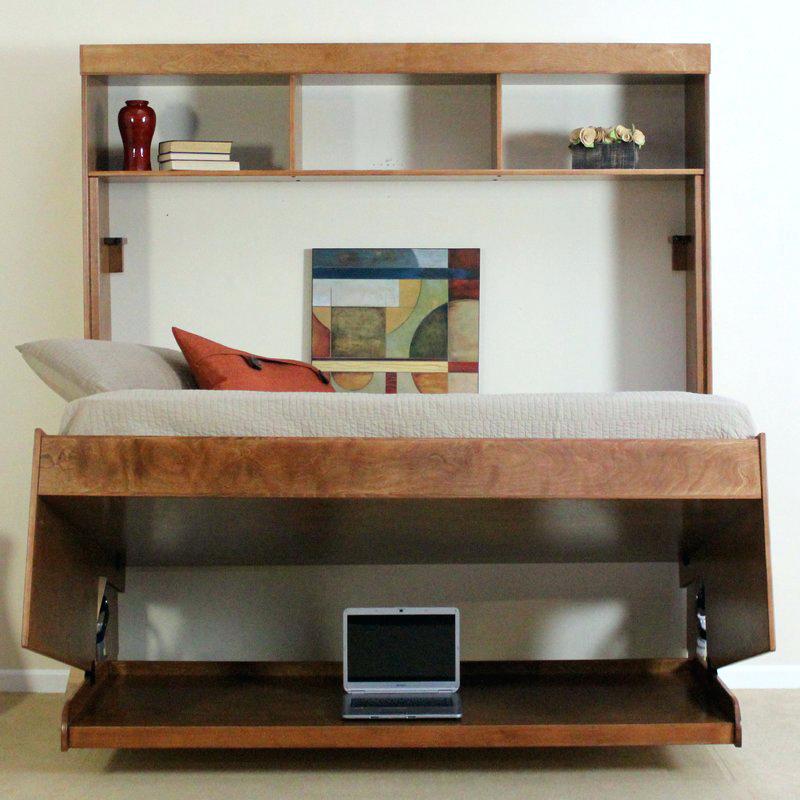 Bedroom Murphy Bed Desk Combo Exquisite On Bedroom Pertaining To Wall
